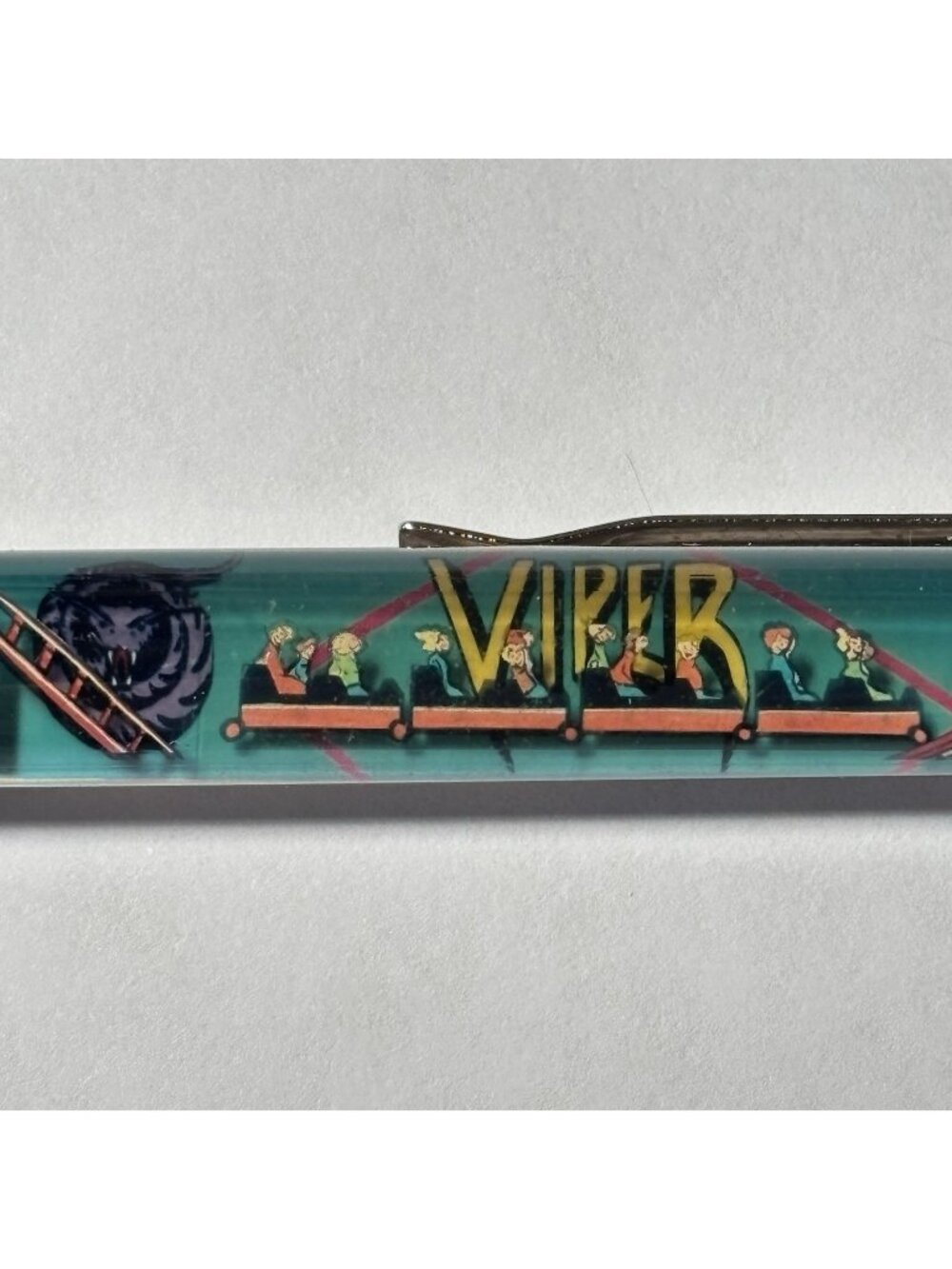 Six Flags Viper Floaty Pen Roller Coaster Moves Amusement Theme Park Souvenir